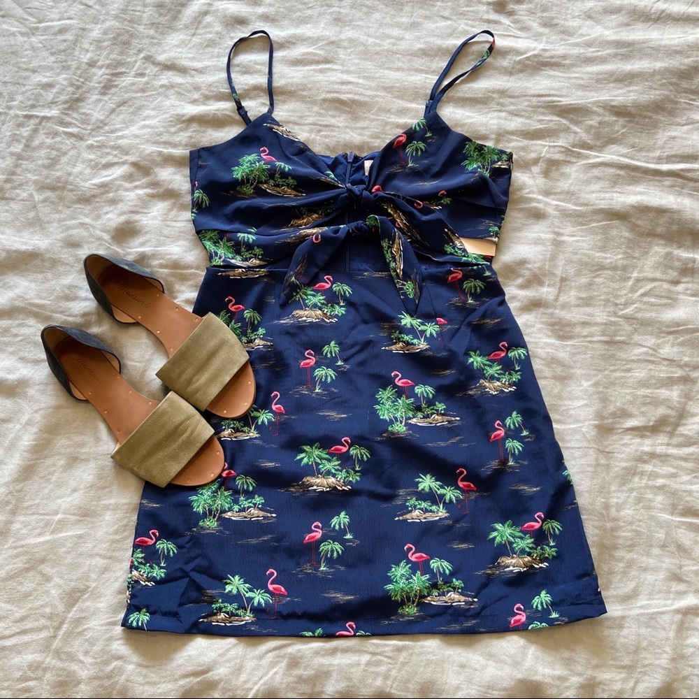 Tropical mini dress